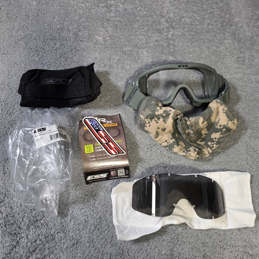 ESS Unisex OS Profile NVG Goggles Foliage Green Ballistic APEL 740-0129 NEW